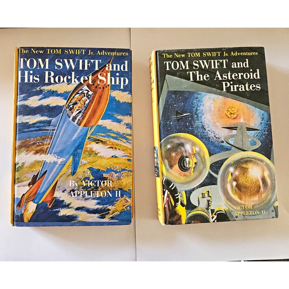 Victor Appleton II Tom Swift Jr. 2-Book Lot HC Illustrated Grosset 1954/1963